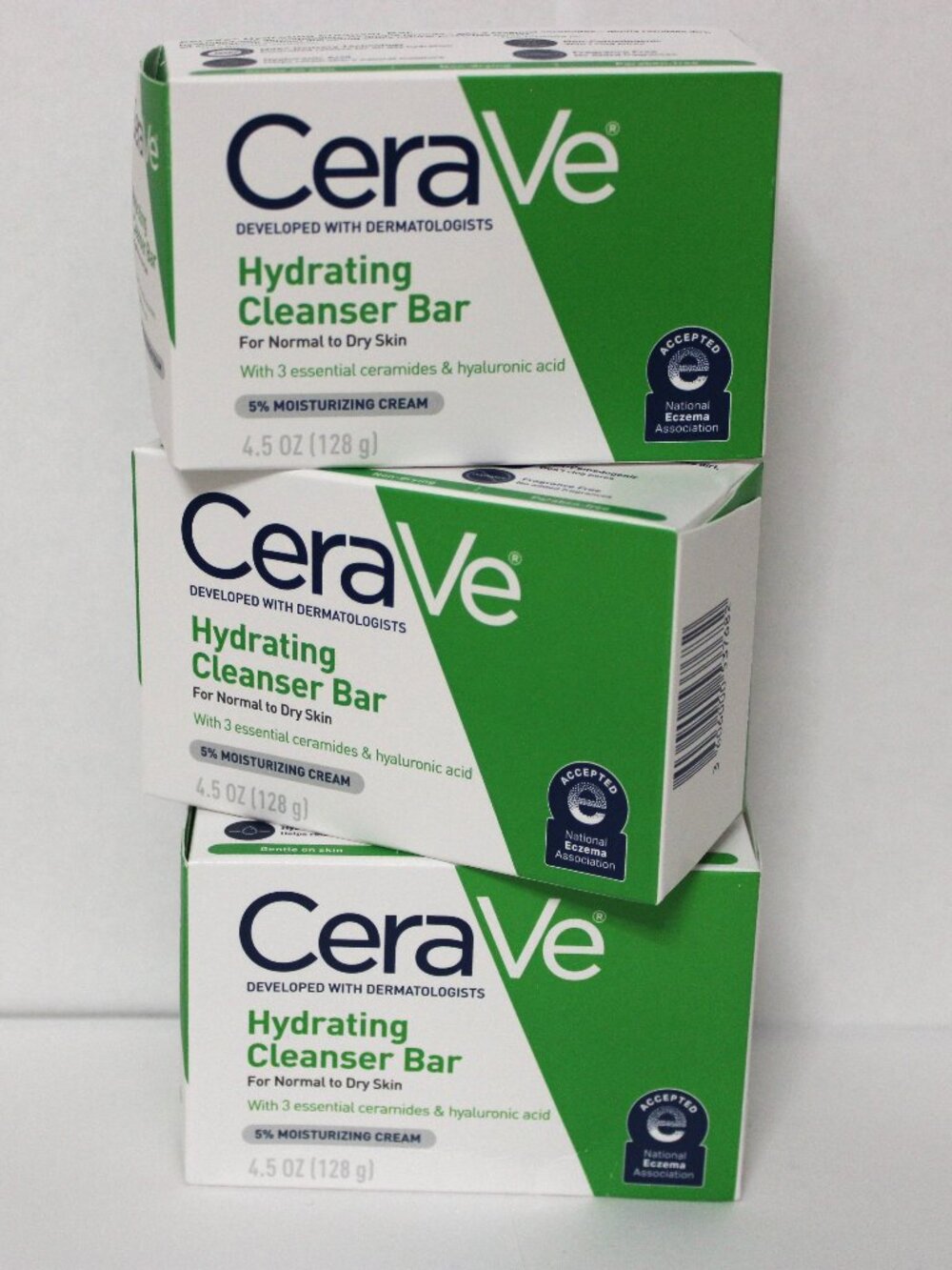 CERAVE HYDRATING CLEANSER BAR LOT OF 3